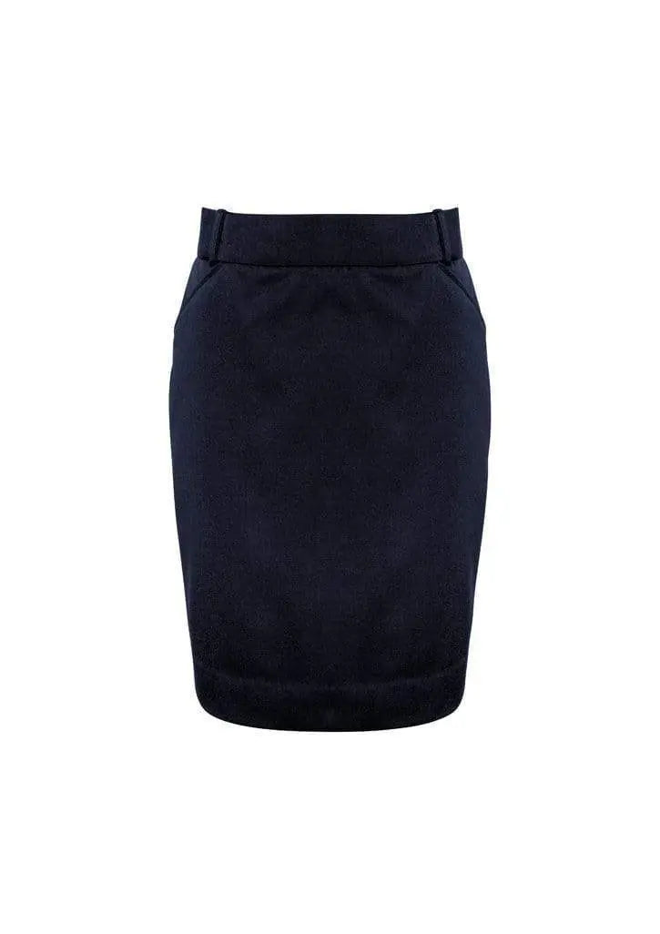 Biz Collection Corporate Wear Navy / 4 Biz Collection Women’s Detroit Flexi-band Skirt Bs612s